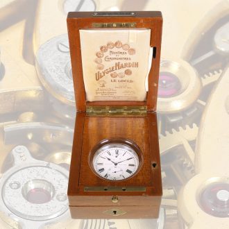 Swiss steel extremely rare “sidereal time” chronometer Circa 1954