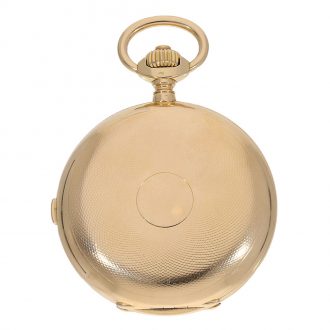 Swiss chronometer with a special chronograph Circa 1905
