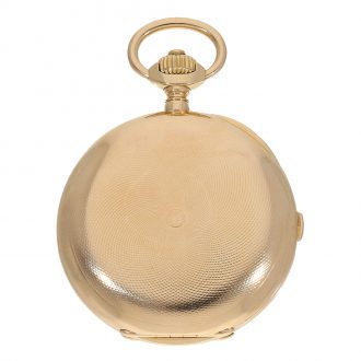 Swiss chronometer with a special chronograph Circa 1905