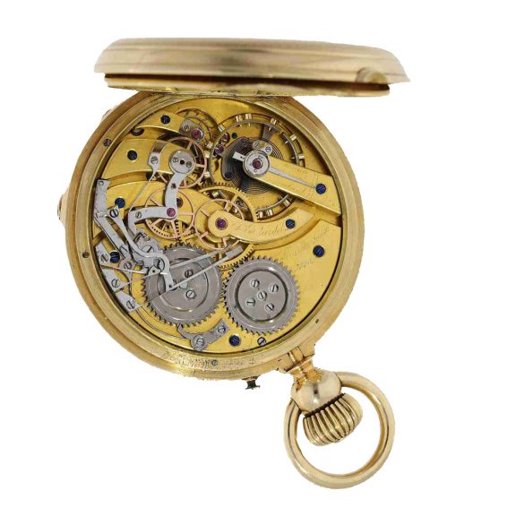 Swiss/Spanish chronograph with the finest enamel paintings Circa 1878 Swiss/Spanish chronograph with the finest enamel paintings Circa 1878