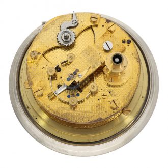 German Kriegsmarine chronometer in mahogany box Circa 1940