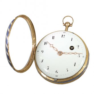 French gold and enamel verge for the Chinese market Circa 1790