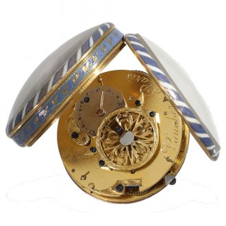French gold and enamel verge for the Chinese market Circa 1790