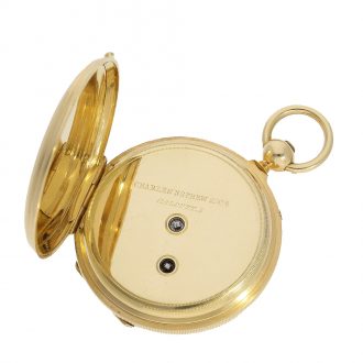 Swiss pocket watch with retrograde perpetual calendar Circa 1860