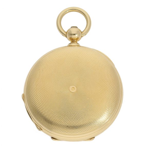 Swiss pocket watch with retrograde perpetual calendar Circa 1860 Swiss pocket watch with retrograde perpetual calendar Circa 1860