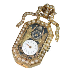 Swiss 18K gold repeating Jacquemart automaton Circa 1810