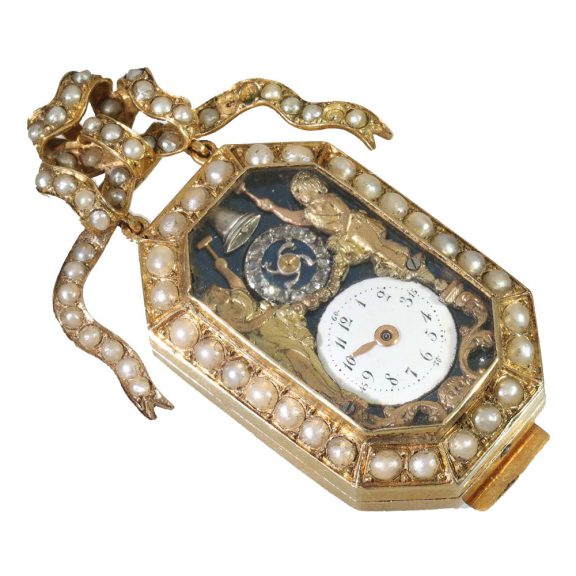 Swiss 18K gold repeating Jacquemart automaton Circa 1810 Swiss 18K gold repeating Jacquemart automaton Circa 1810