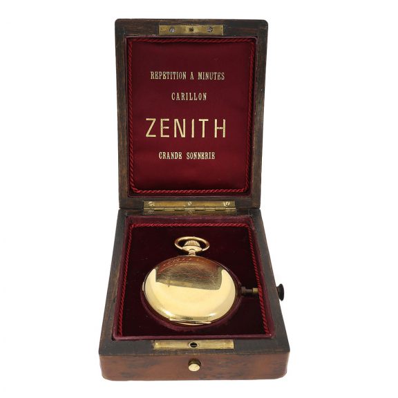 Swiss heavy very fine 18 Carat gold hunter case pocket watch Circa 1910 Swiss heavy very fine 18 Carat gold hunter case pocket watch Circa 1910