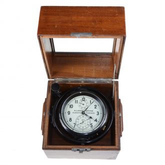German Bakelite marine chronometer in wartime version Circa 1945