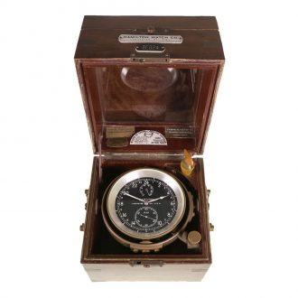 American metal U.S. Army Air Force marine chronometer Circa 1944