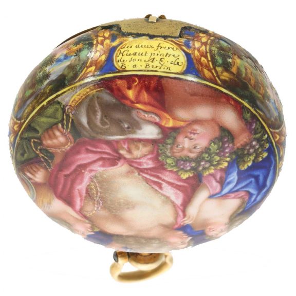 Important Austrian gold and enamel verge watch Circa 1690 Important Austrian gold and enamel verge watch Circa 1690