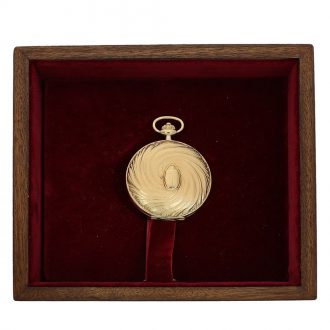 Rare Swiss 18 carat gold Scarabaeus Fuchs pocket watch Circa 1980