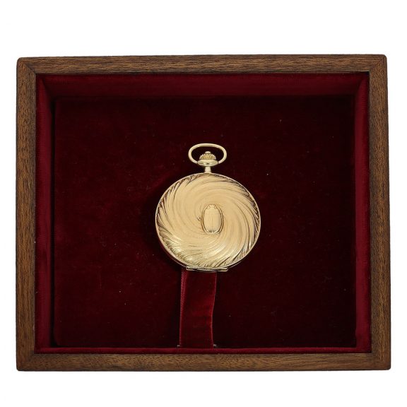 Rare Swiss 18 carat gold Scarabaeus Fuchs pocket watch Circa 1980 Rare Swiss 18 carat gold Scarabaeus Fuchs pocket watch Circa 1980