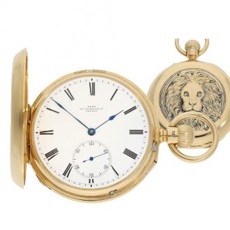 English pocket watch with Grande & Petite Sonnerie Circa 1890