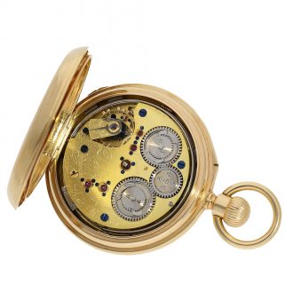 English pocket watch with Grande & Petite Sonnerie Circa 1890