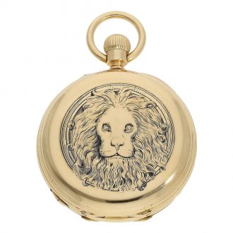 English pocket watch with Grande & Petite Sonnerie Circa 1890