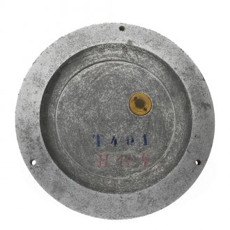 German aluminum and brass marine clock for torpedo attacks Circa 1920