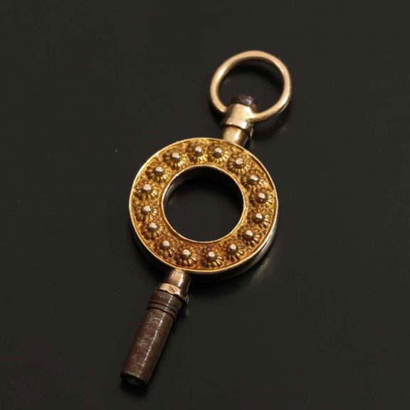 Swiss gold and enamel lyre form watch with repeater Circa 1790 Swiss gold and enamel lyre form watch with repeater Circa 1790