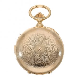 Swiss hunter cased watch with perpetual calendar Circa 1910