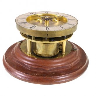 Unusual table chronometer escapement clock Circa 1840