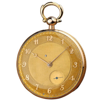 English gold ruby cylinder pocket watch Circa 1805