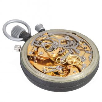 Swiss metal split second chronograph rattrapante Circa 1960
