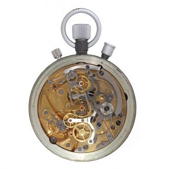 Swiss metal split second chronograph rattrapante Circa 1960