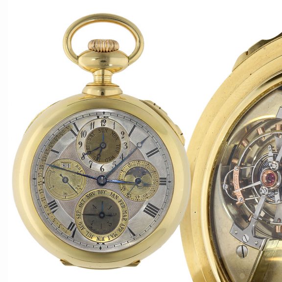 Swiss chronometre first Class with nine complications Circa 1900 Swiss chronometre first Class with nine complications Circa 1900
