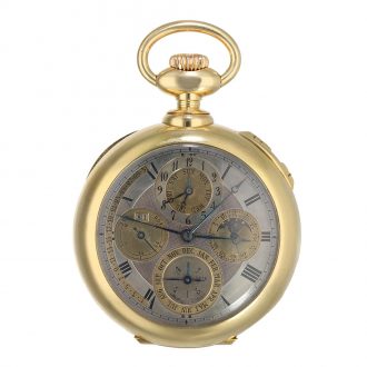 Swiss chronometre first Class with nine complications Circa 1900