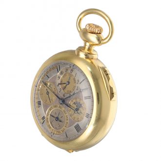 Swiss chronometre first Class with nine complications Circa 1900