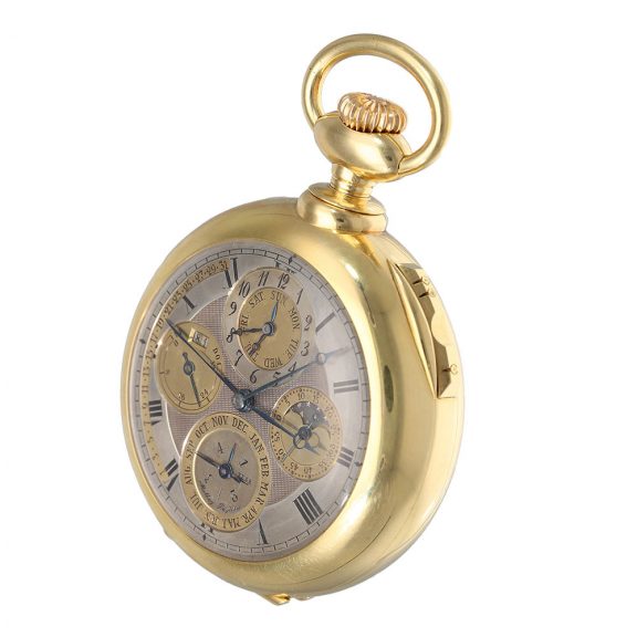 Swiss chronometre first Class with nine complications Circa 1900 Swiss chronometre first Class with nine complications Circa 1900