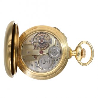 Swiss chronometre first Class with nine complications Circa 1900