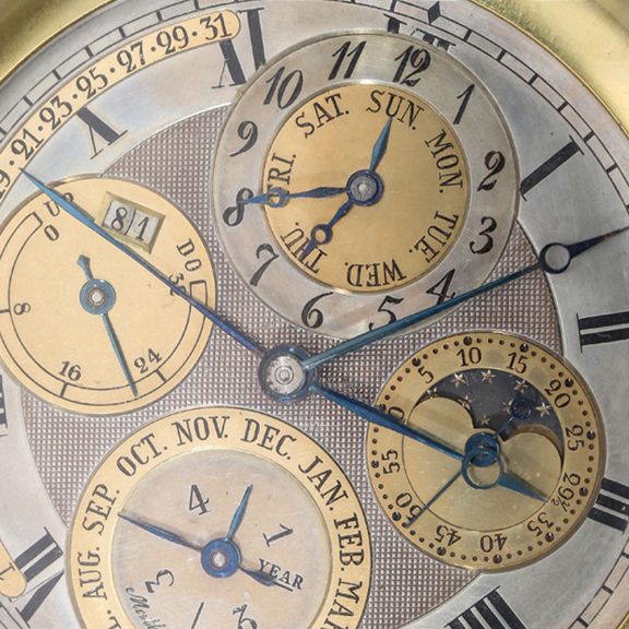 Swiss chronometre first Class with nine complications Circa 1900 Swiss chronometre first Class with nine complications Circa 1900