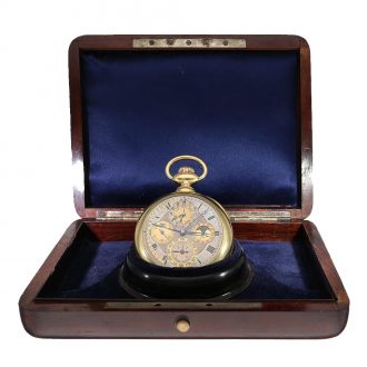 Swiss chronometre first Class with nine complications Circa 1900