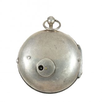 English silver open faced astronomical verge watch Circa 1690