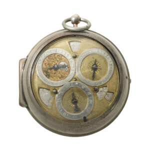 English silver pair cased highly complicated verge watch Circa 1690