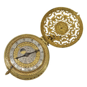 English silver historically important astronomical pendant watch Circa 1630
