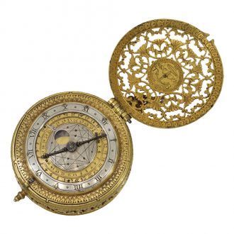 English silver historically important astronomical pendant watch Circa 1630