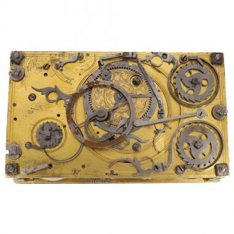 German important fire gilt Renaissance coach clock Circa 1583