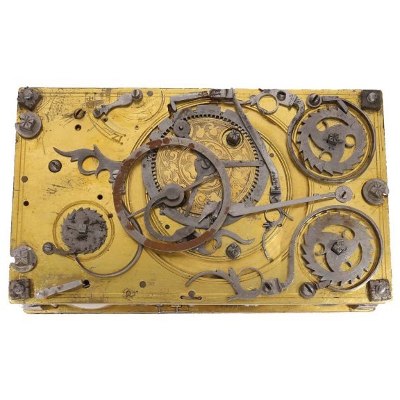 German important fire gilt Renaissance coach clock Circa 1583 German important fire gilt Renaissance coach clock Circa 1583