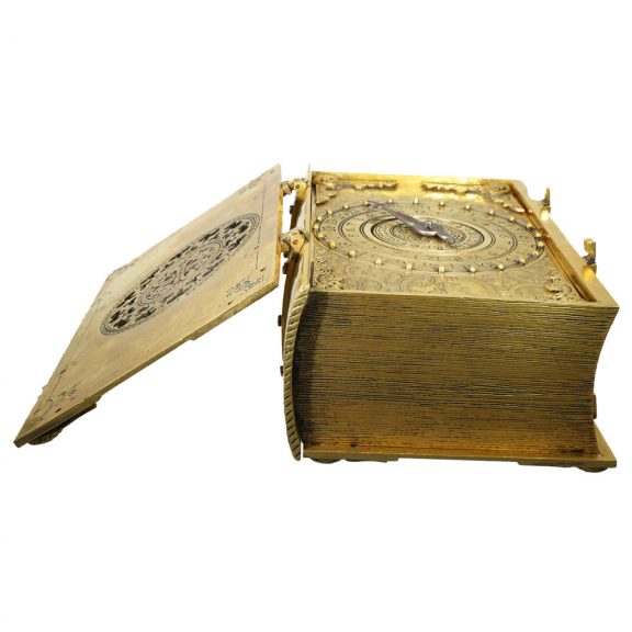 German important fire gilt Renaissance coach clock Circa 1583 German important fire gilt Renaissance coach clock Circa 1583