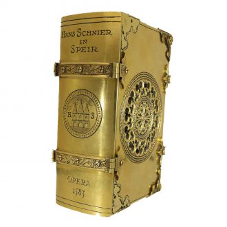 German important fire gilt Renaissance coach clock Circa 1583