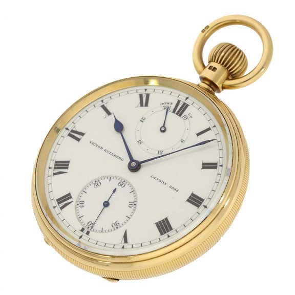 Fine English 18 carat gold precision pocket watch Circa 1910 Fine English 18 carat gold precision pocket watch Circa 1910