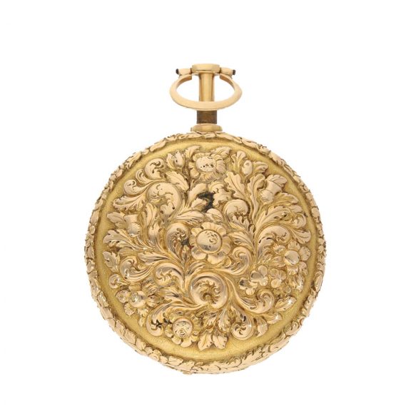 Heavy English 18K gold watch with stoppable seconds Circa 1815 Heavy English 18K gold watch with stoppable seconds Circa 1815