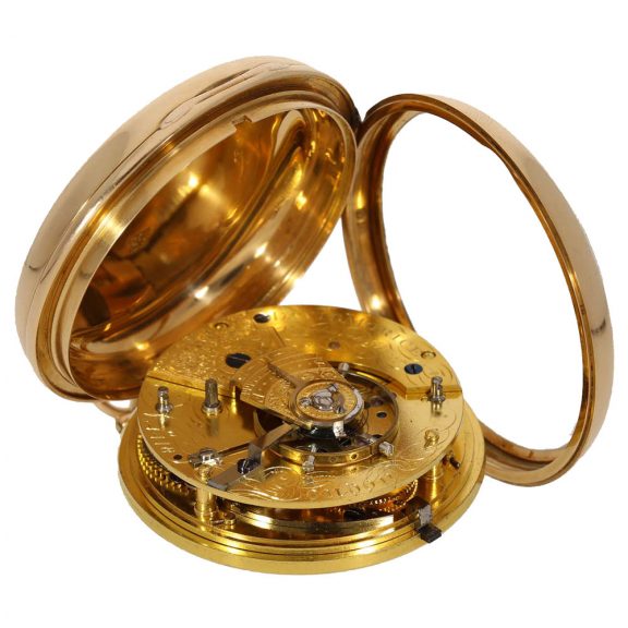 English gold excellently preserved chronometer Circa 1813 English gold excellently preserved chronometer Circa 1813