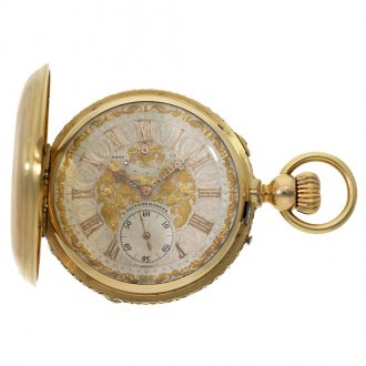 Swiss highly interesting 18K gold chronometer Circa 1865
