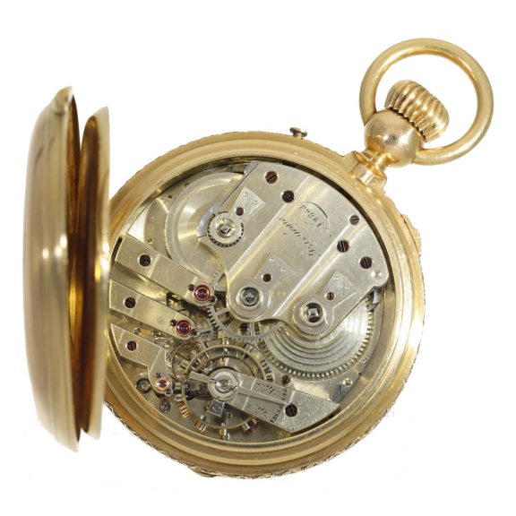 Swiss highly interesting 18K gold chronometer Circa 1865 Swiss highly interesting 18K gold chronometer Circa 1865