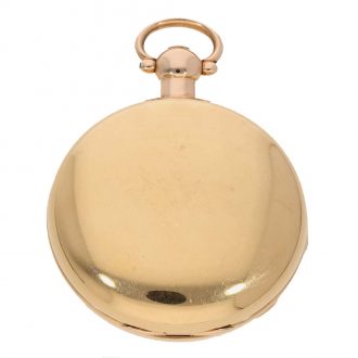 English interesting gold open faced chronometer Circa 1810