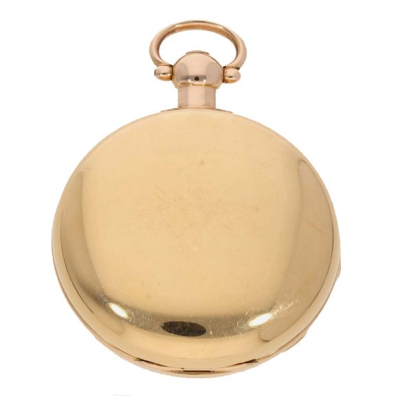 English interesting gold open faced chronometer Circa 1810 English interesting gold open faced chronometer Circa 1810