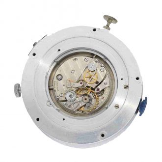 Swiss aluminum and steel siderograph with split seconds Circa 1939